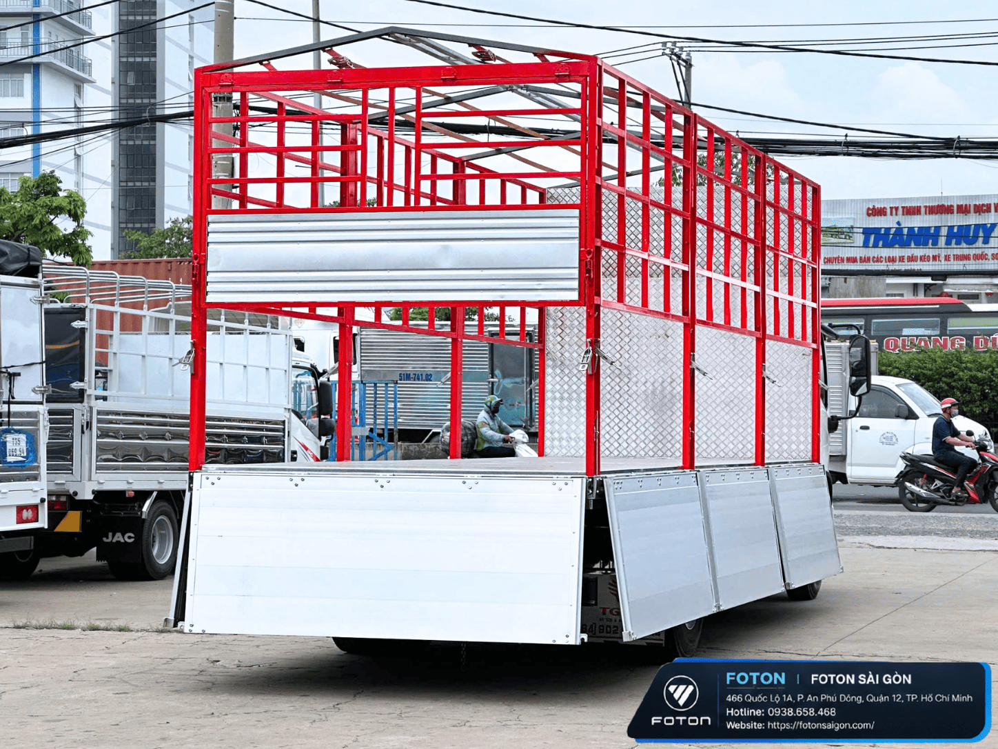 FOTON AUMARK S90 THÙNG BẠT BỬNG NHÔM